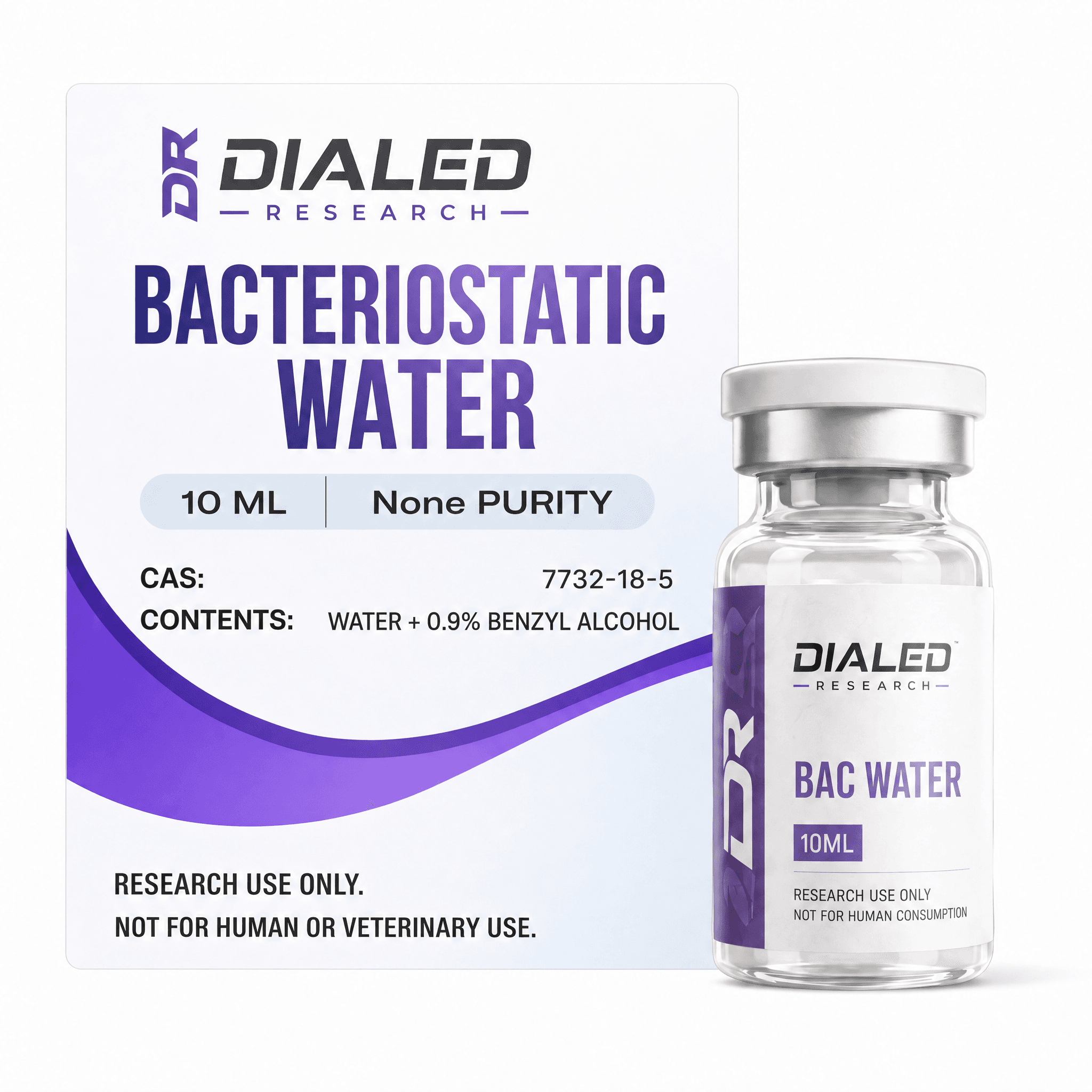 DIALED Research Bacteriostatic Water